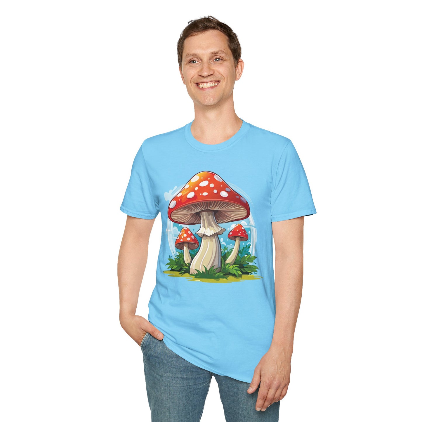 Mashroom Tee Shirt, Mashroom Shirt, Shirt with Funny Mashroom, Shirt with Fungus