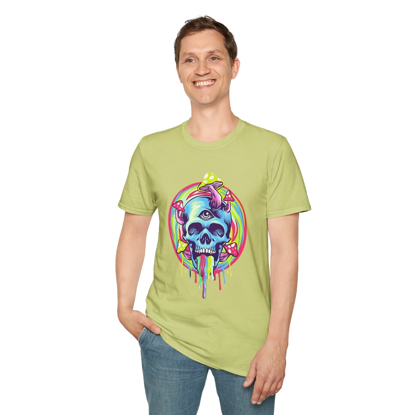 Skull Tee Shirt, Skeleton Shirt, Shirt with Skull, Shirt with Skeleton