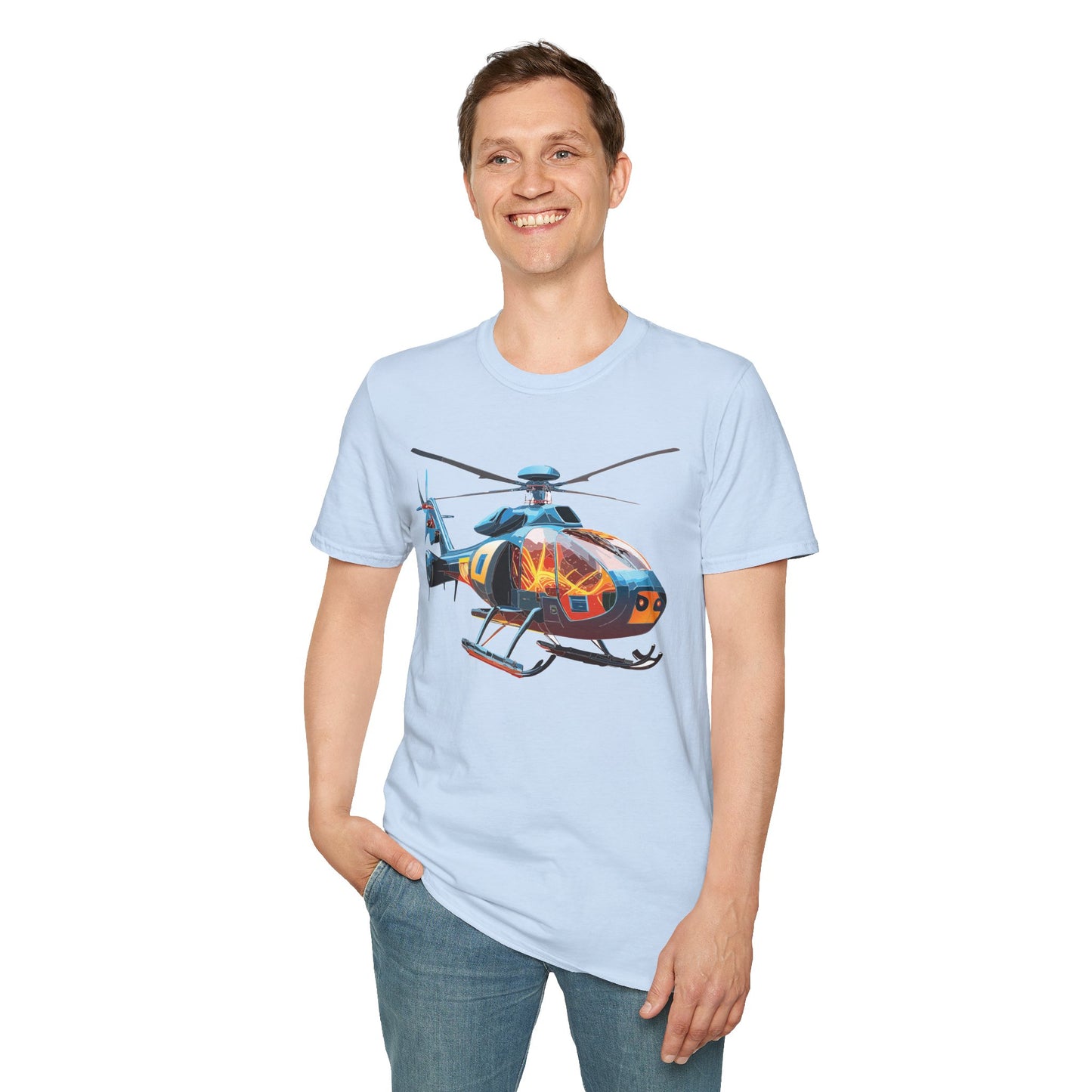Chopper Shirt, Helicopter Shirt, Shirt with Helicopter, T Shirt with Chopper