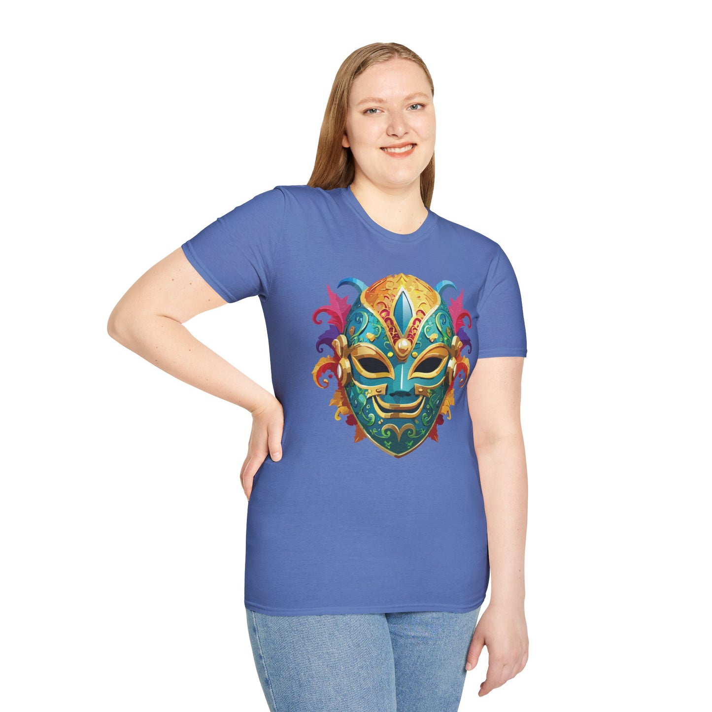 Mask Tee Shirt, Mask Shirt, Shirt with Mask, Masquerade Tees