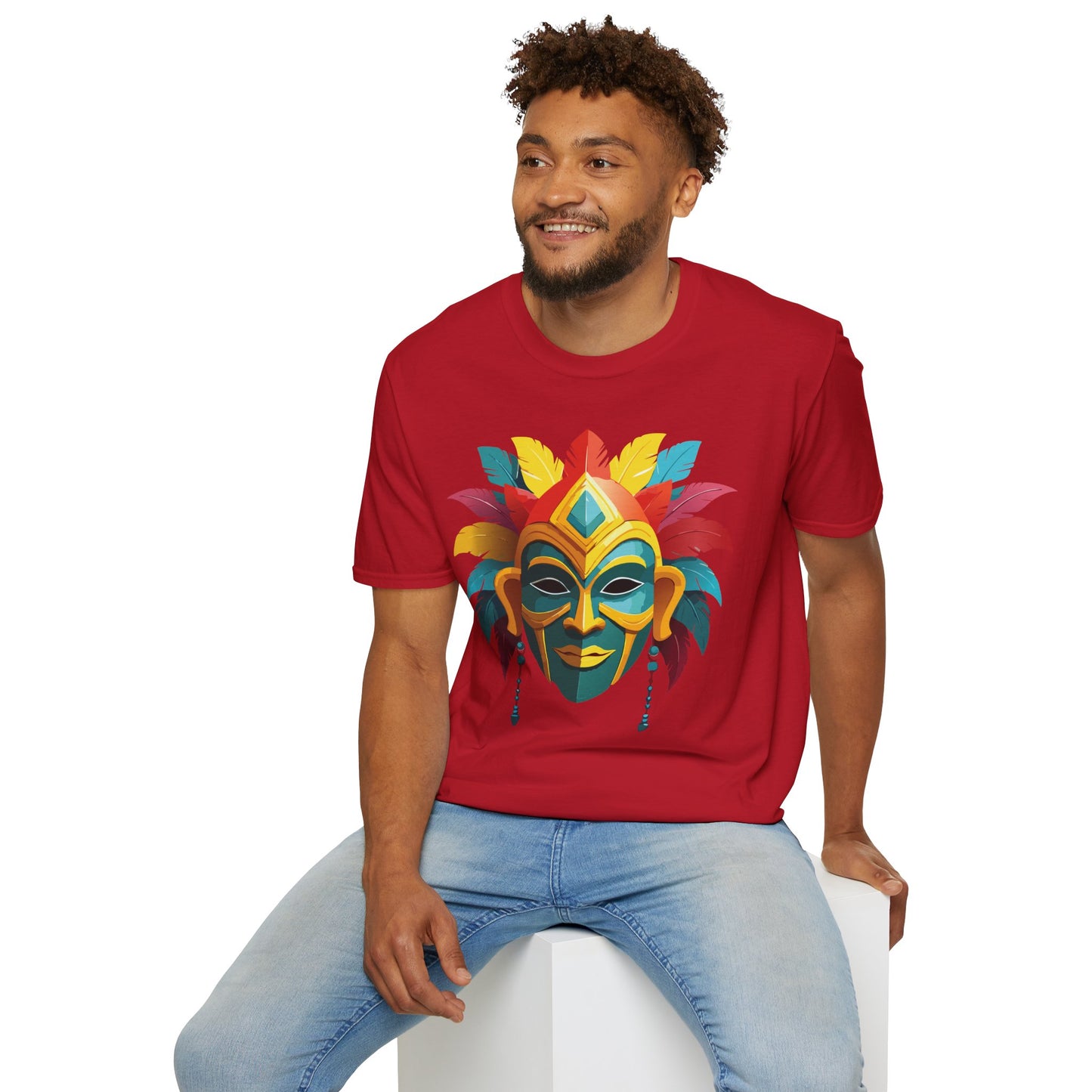 Mask Tee Shirt, Mask Shirt, Shirt with Mask, Masquerade Tees