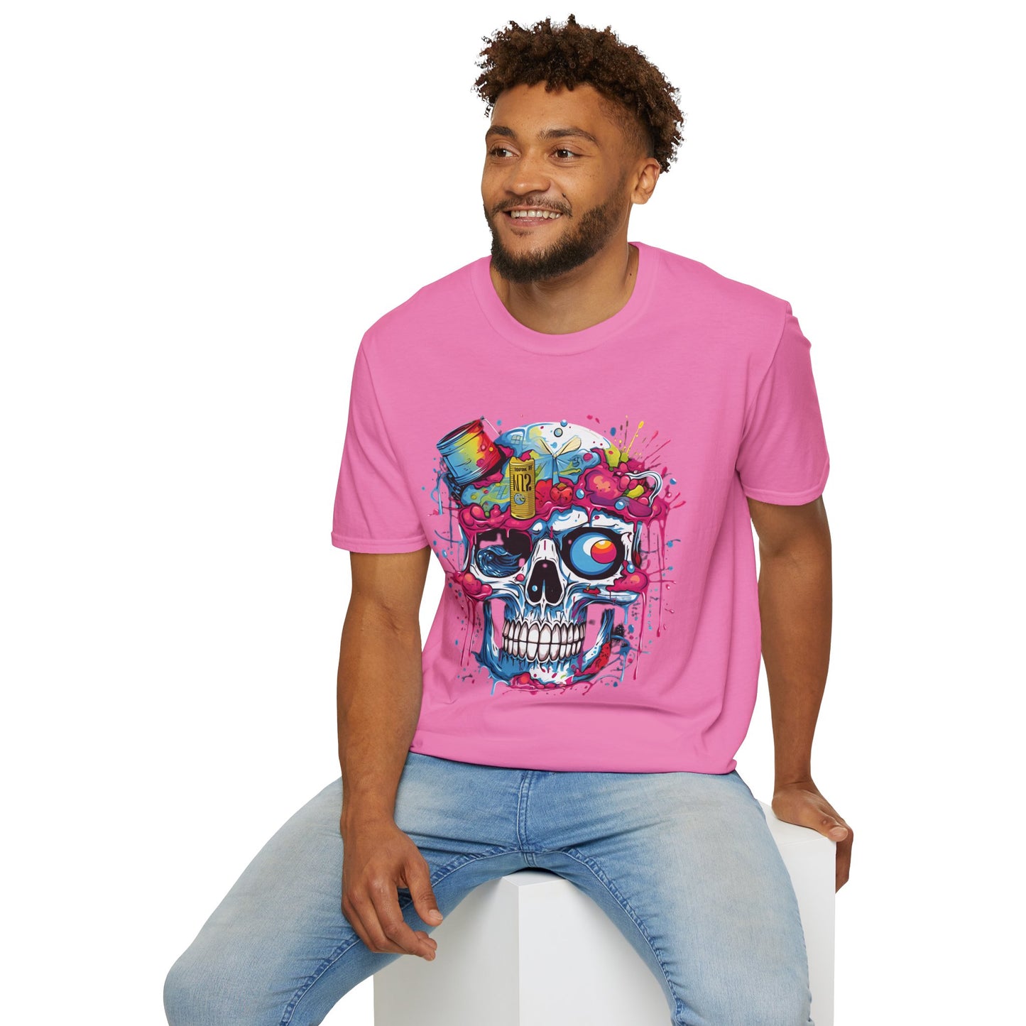 Skull Tee Shirt, Skeleton Shirt, Shirt with Skull, Shirt with Skeleton