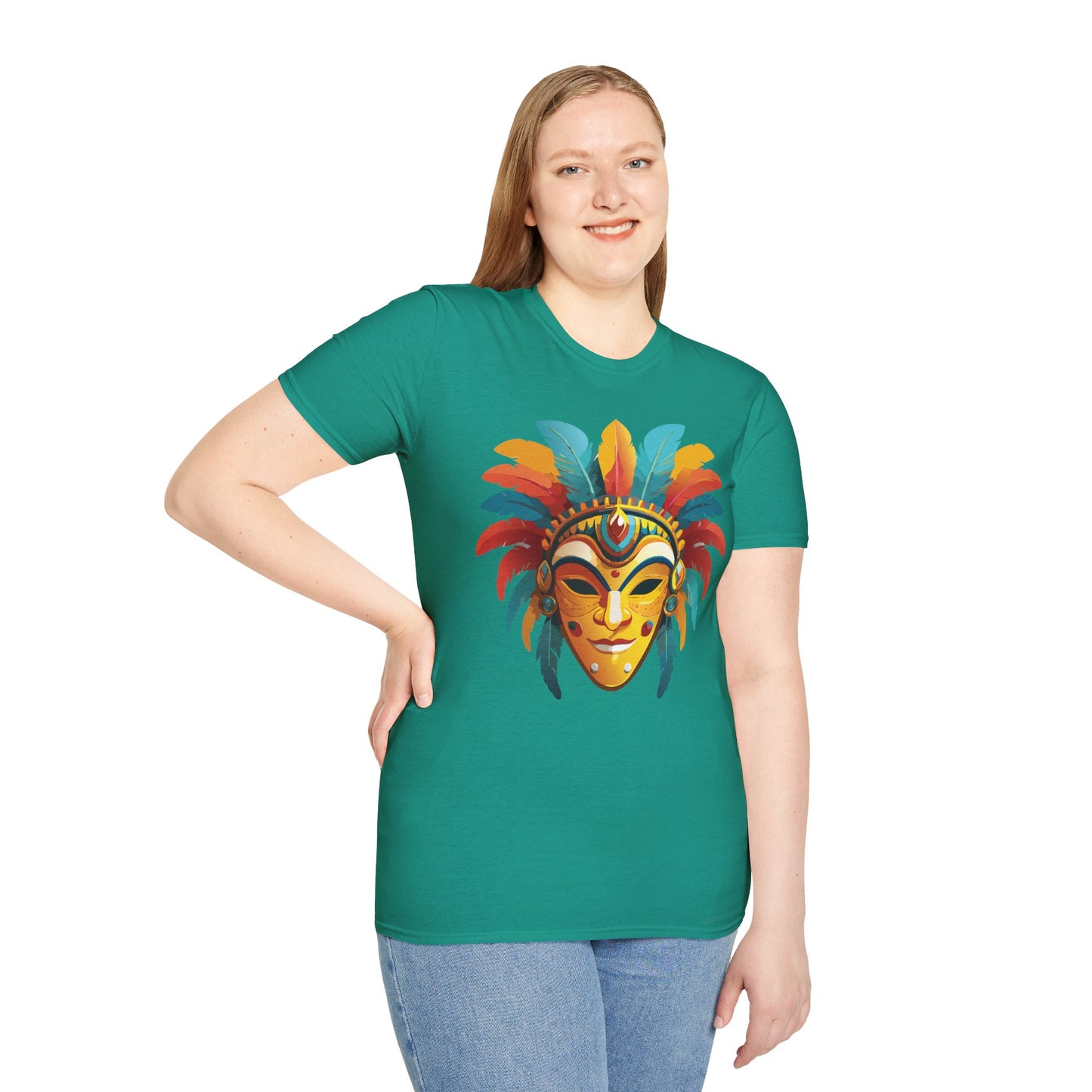 Mask Tee Shirt, Mask Shirt, Shirt with Mask, Masquerade Tees