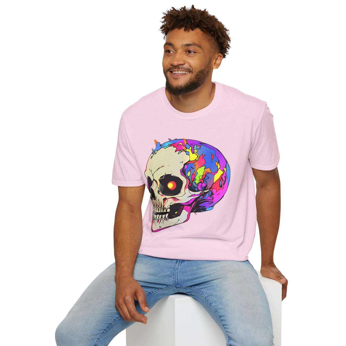 Skull Tee Shirt, Skeleton Shirt, Shirt with Skull, Shirt with Skeleton