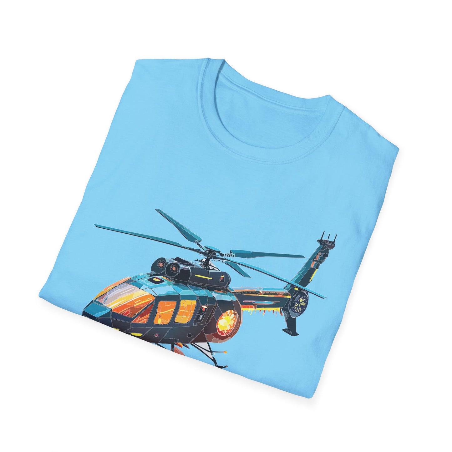 Chopper Shirt, Helicopter Shirt, Shirt with Helicopter, T Shirt with Chopper