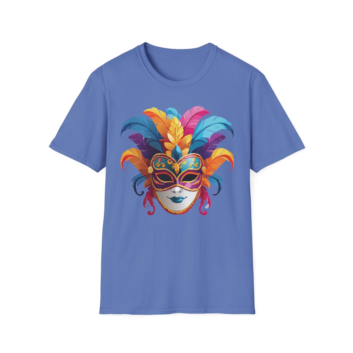 Mask Tee Shirt, Mask Shirt, Shirt with Mask, Masquerade Tees