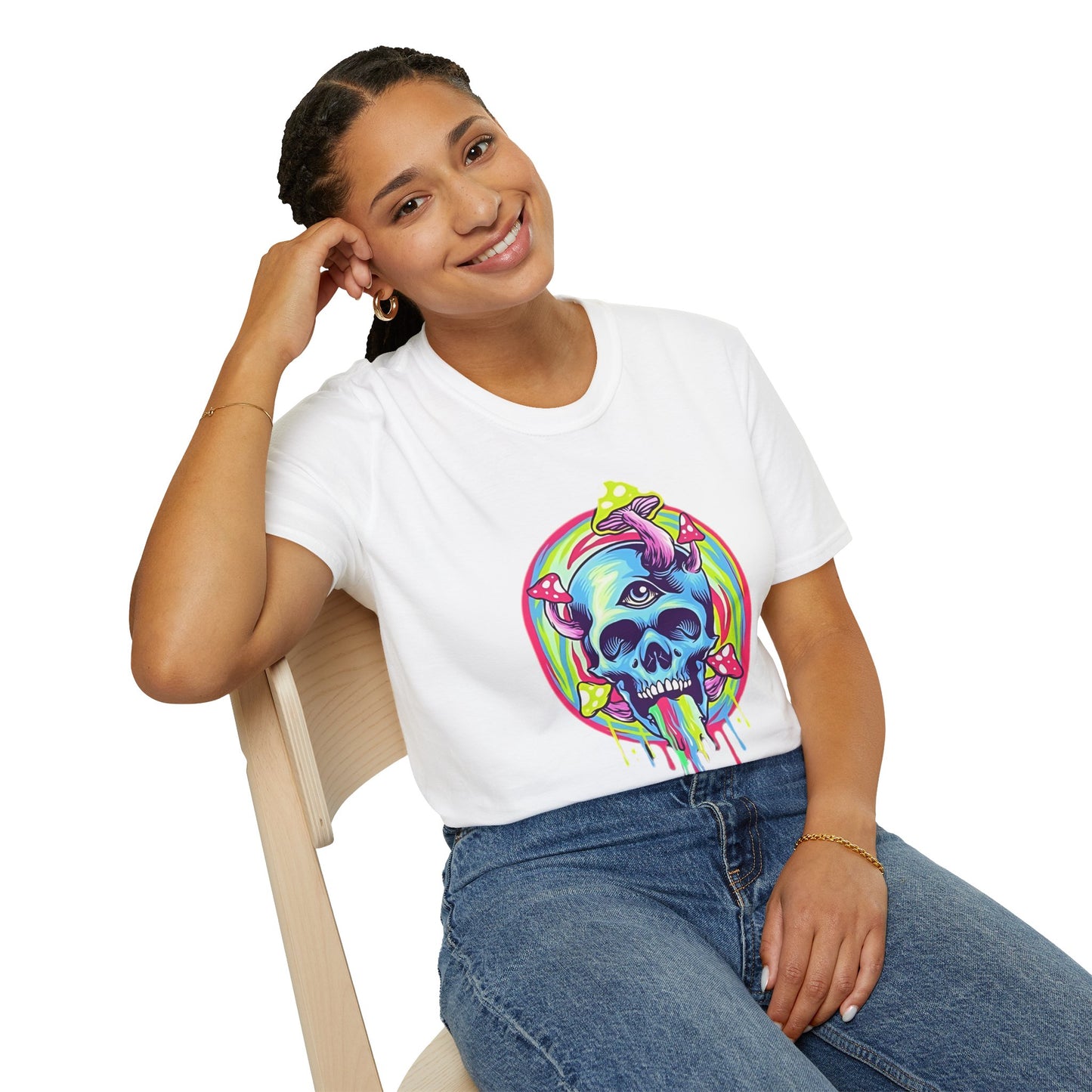 Skull Tee Shirt, Skeleton Shirt, Shirt with Skull, Shirt with Skeleton