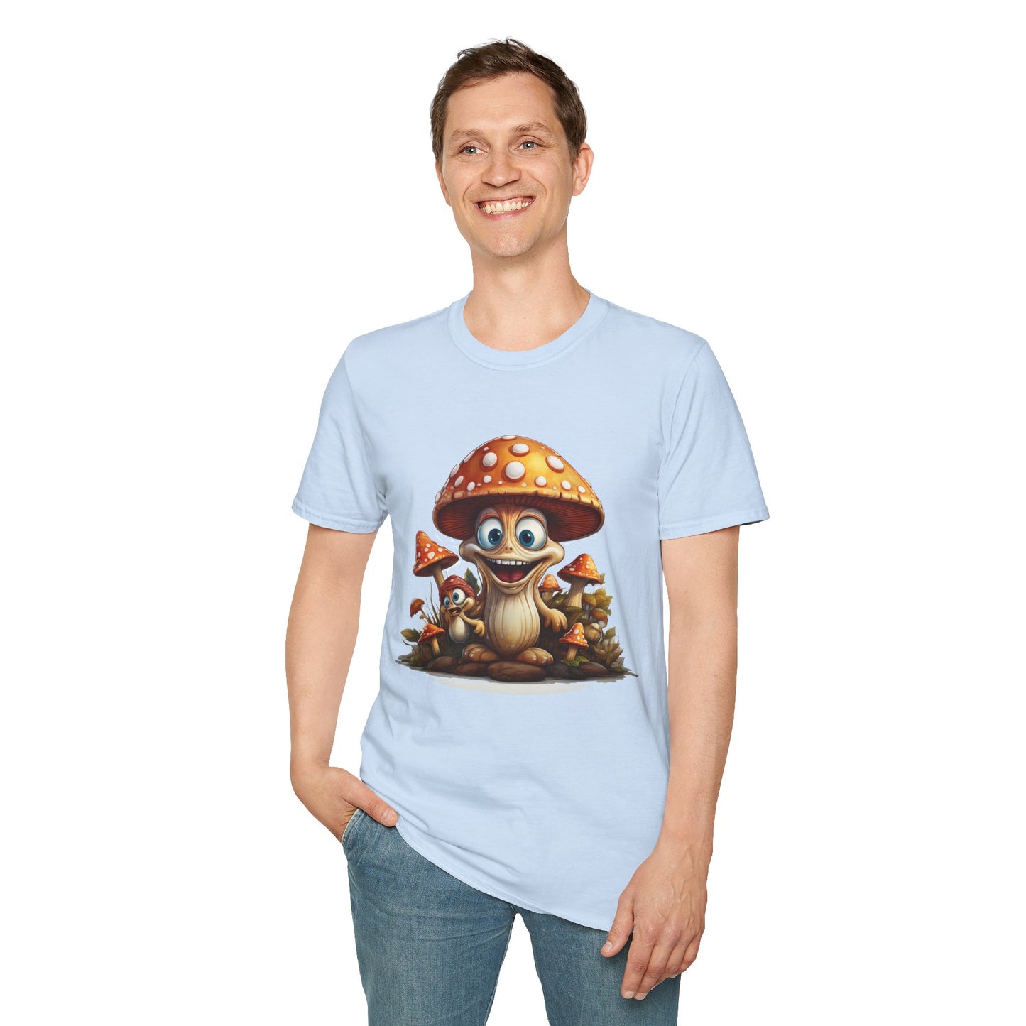Mashroom Tee Shirt, Mashroom Shirt, Shirt with Funny Mashroom, Shirt with Fungus