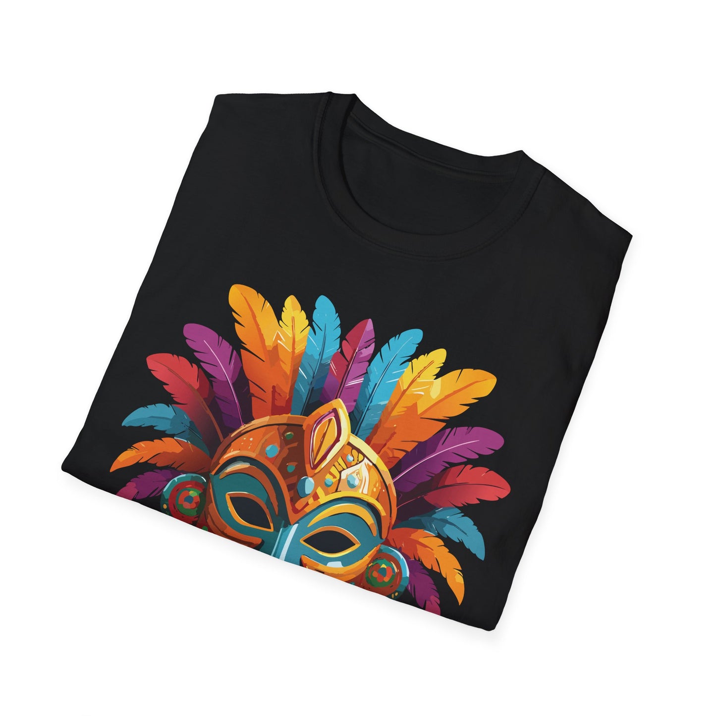 Mask Tee Shirt, Mask Shirt, Shirt with Mask, Masquerade Tees