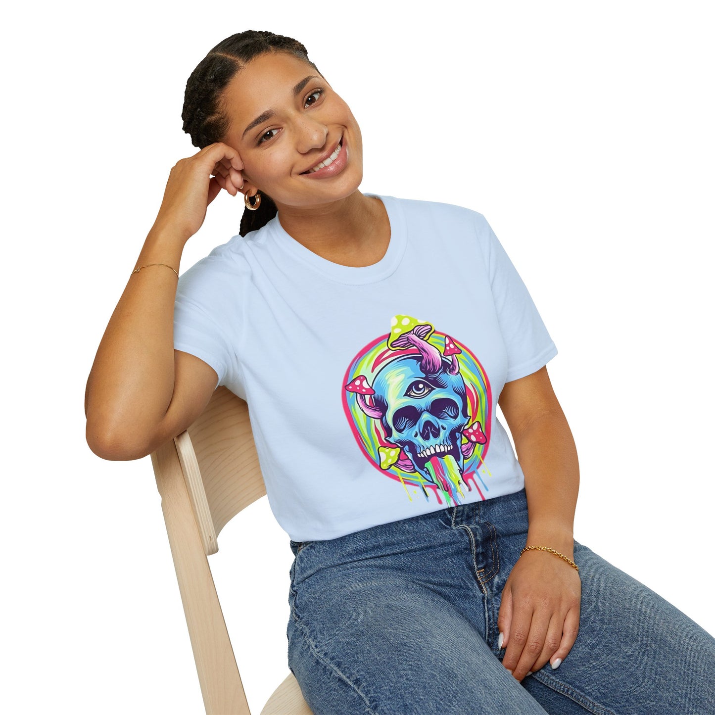 Skull Tee Shirt, Skeleton Shirt, Shirt with Skull, Shirt with Skeleton