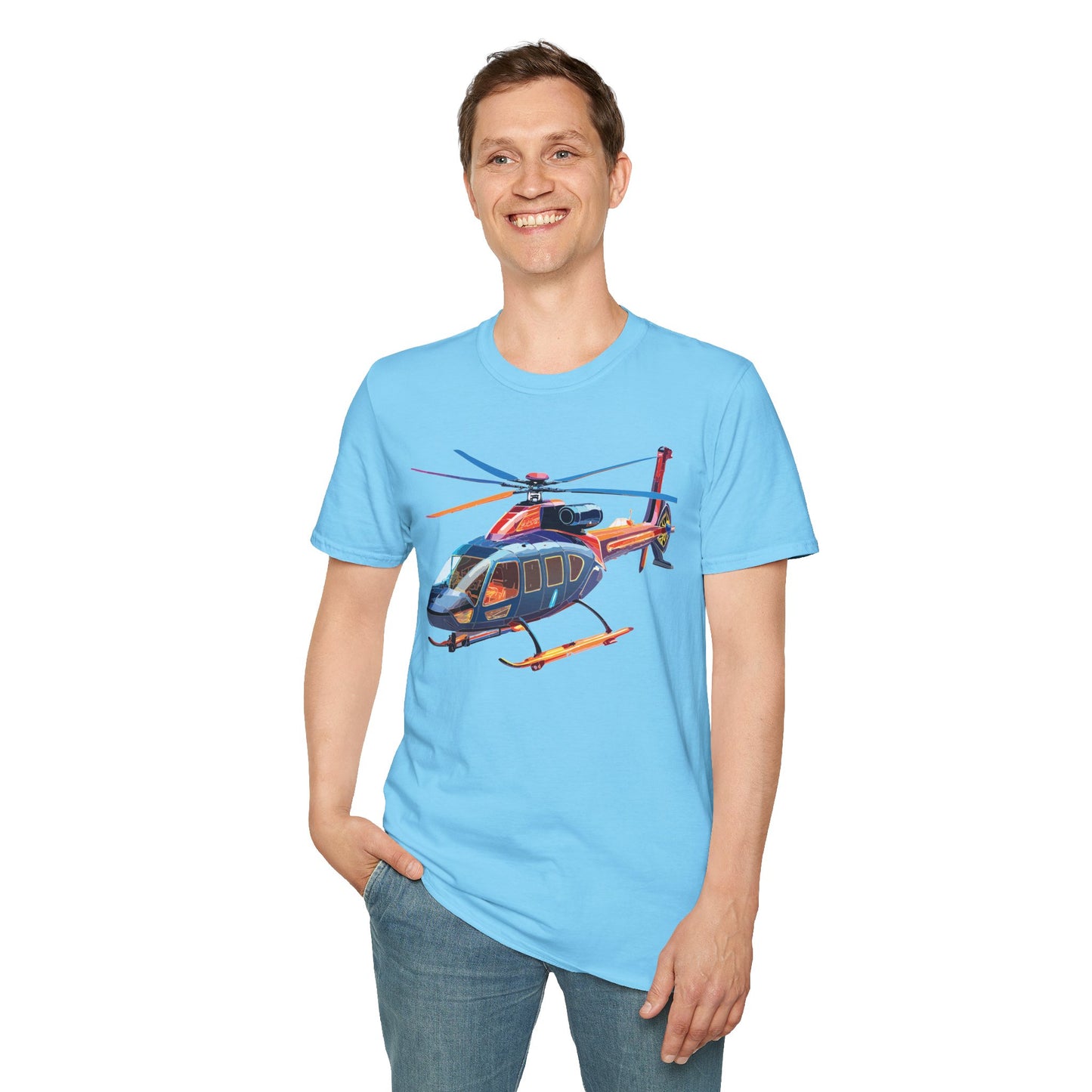Chopper Shirt, Helicopter Shirt, Shirt with Helicopter, T Shirt with Chopper
