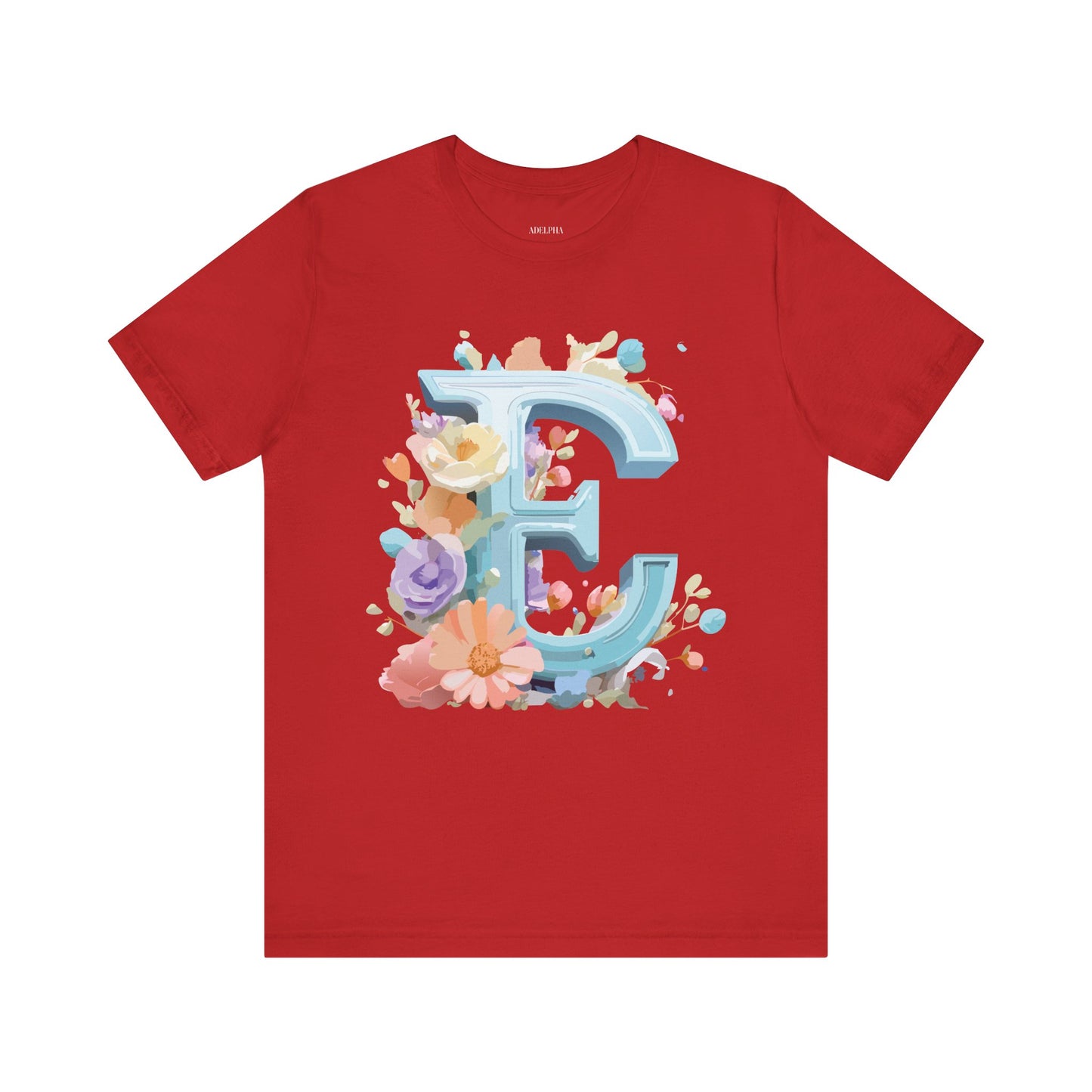 Letter Shirt, Letter E Shirt