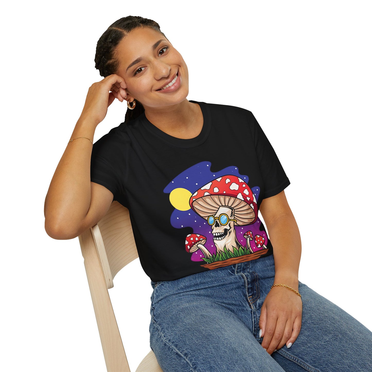 Mashroom Tee Shirt, Mashroom Shirt, Shirt with Funny Mashroom, Shirt with Fungus