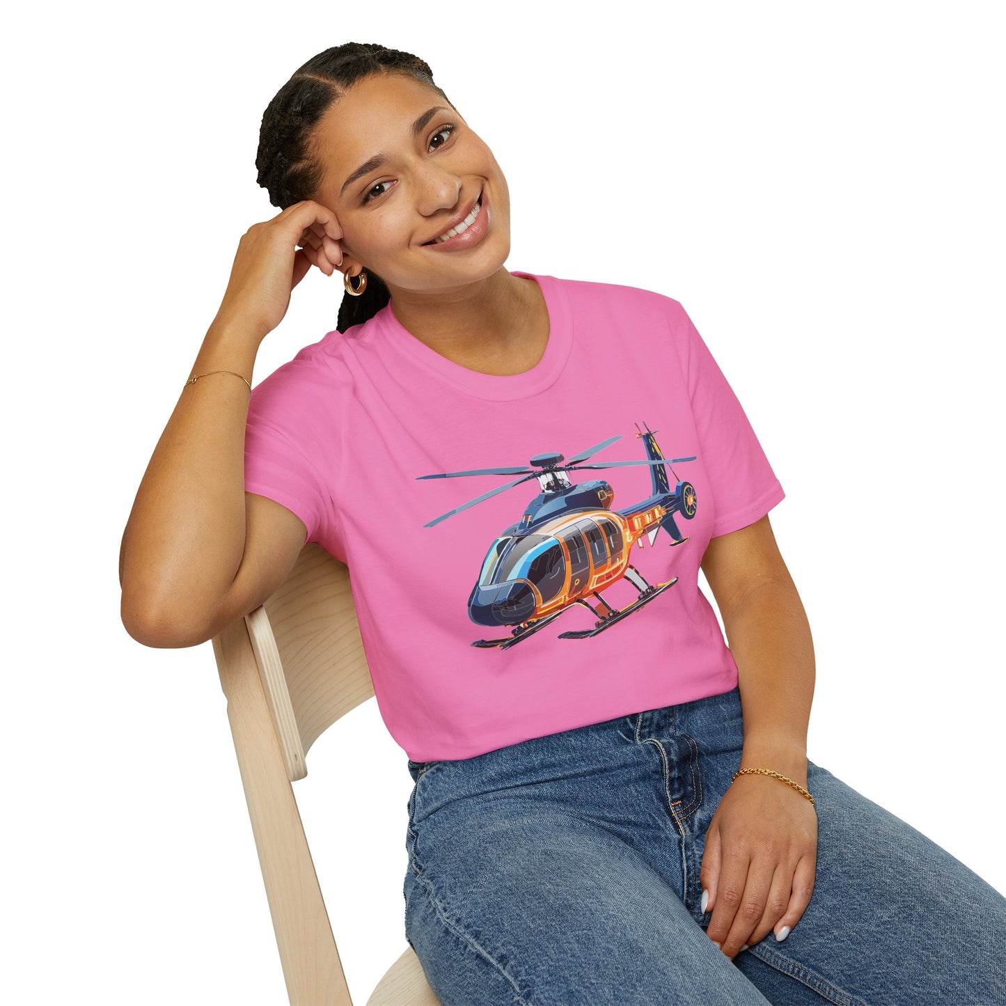 Chopper Shirt, Helicopter Shirt, Shirt with Helicopter, T Shirt with Chopper