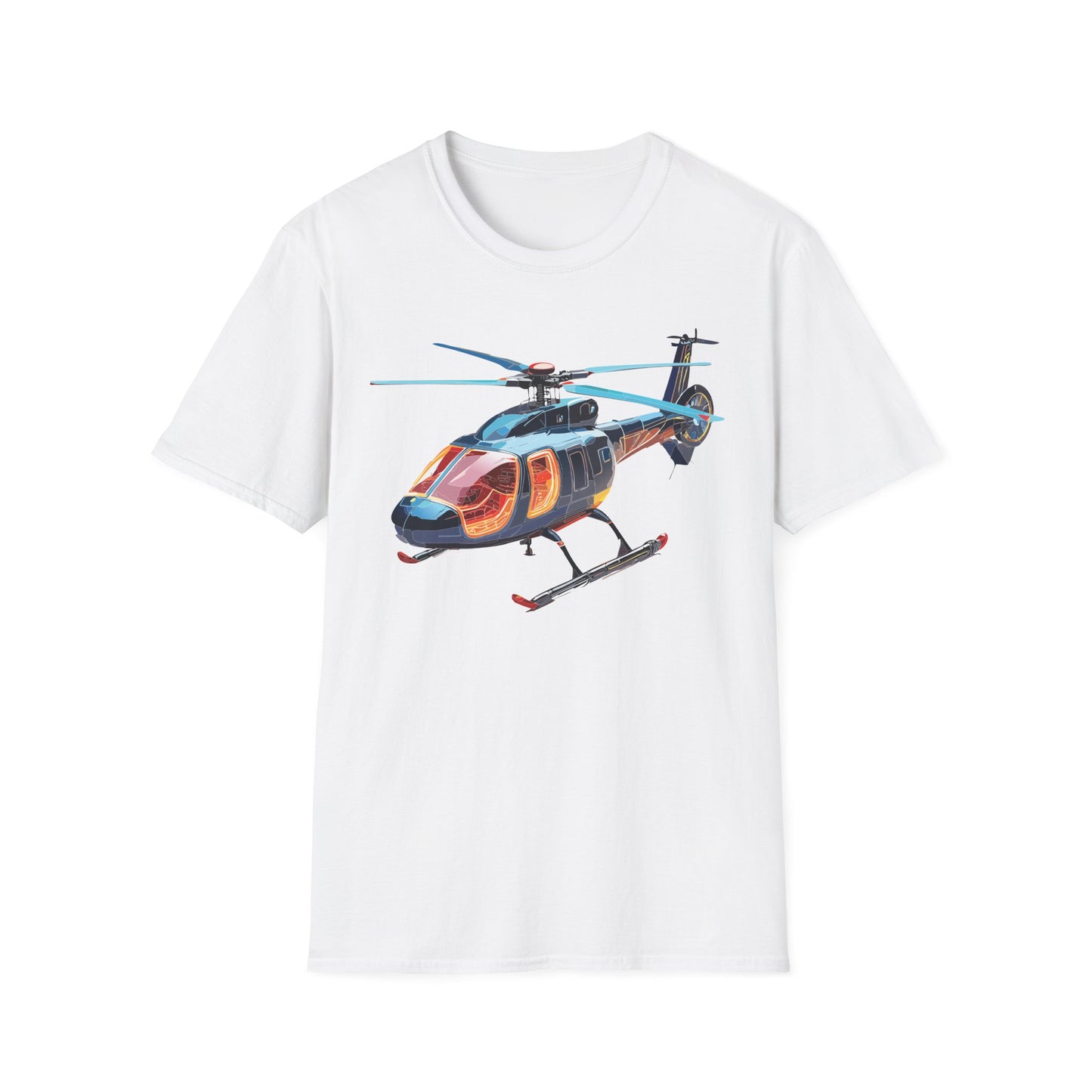 Chopper Shirt, Helicopter Shirt, Shirt with Helicopter, T Shirt with Chopper