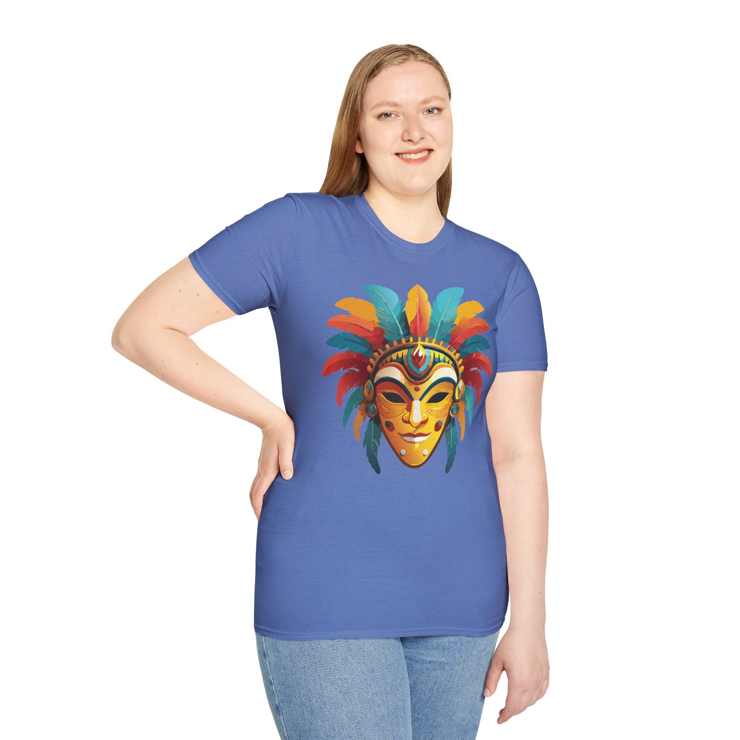Mask Tee Shirt, Mask Shirt, Shirt with Mask, Masquerade Tees