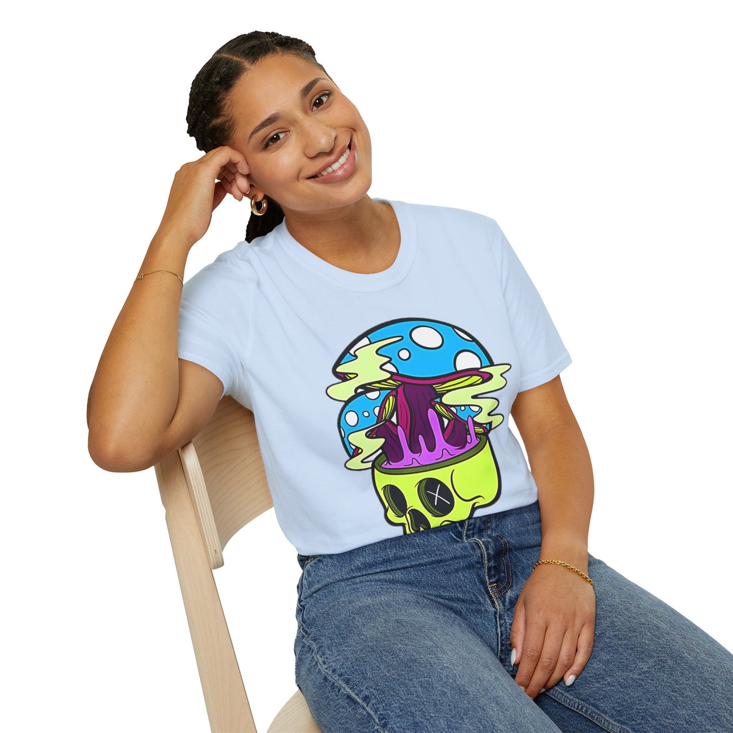 Skull Tee Shirt, Skeleton Shirt, Shirt with Skull, Shirt with Skeleton