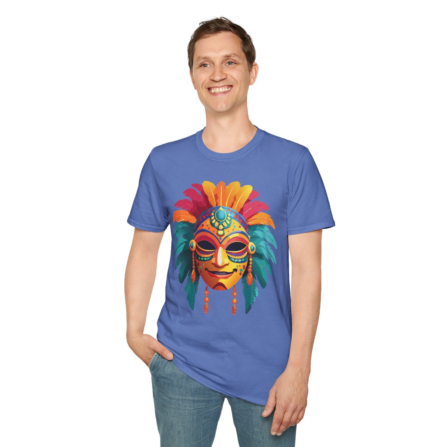Mask Tee Shirt, Mask Shirt, Shirt with Mask, Masquerade Tees