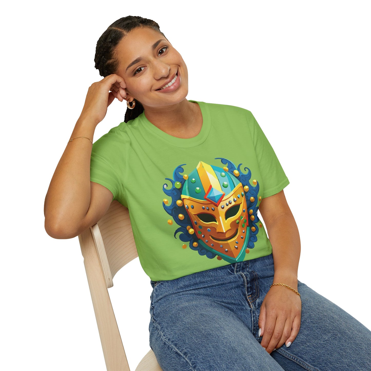 Mask Tee Shirt, Mask Shirt, Shirt with Mask, Masquerade Tees