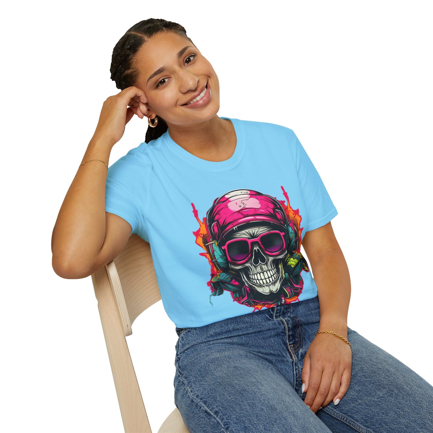 Skull Tee Shirt, Skeleton Shirt, Shirt with Skull, Shirt with Skeleton