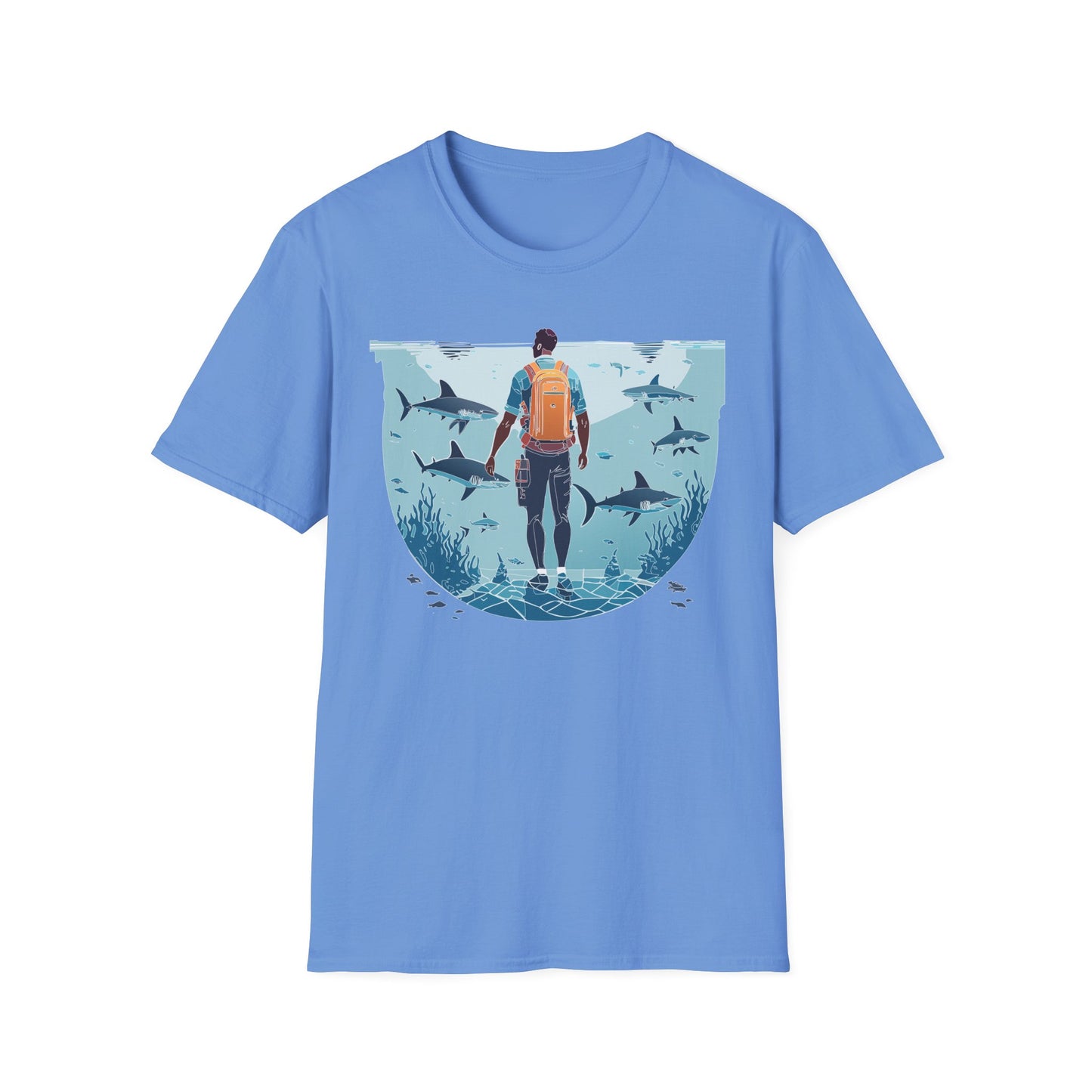 Ocean Tee Shirt, Ocean Shirt, Shirt with Ocean, U boat Tees, Shirt with U-Boat