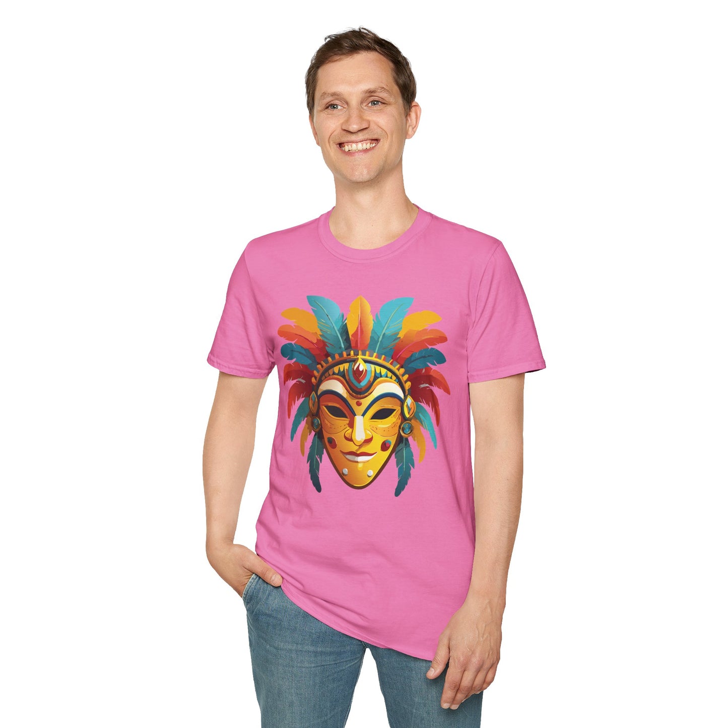 Mask Tee Shirt, Mask Shirt, Shirt with Mask, Masquerade Tees