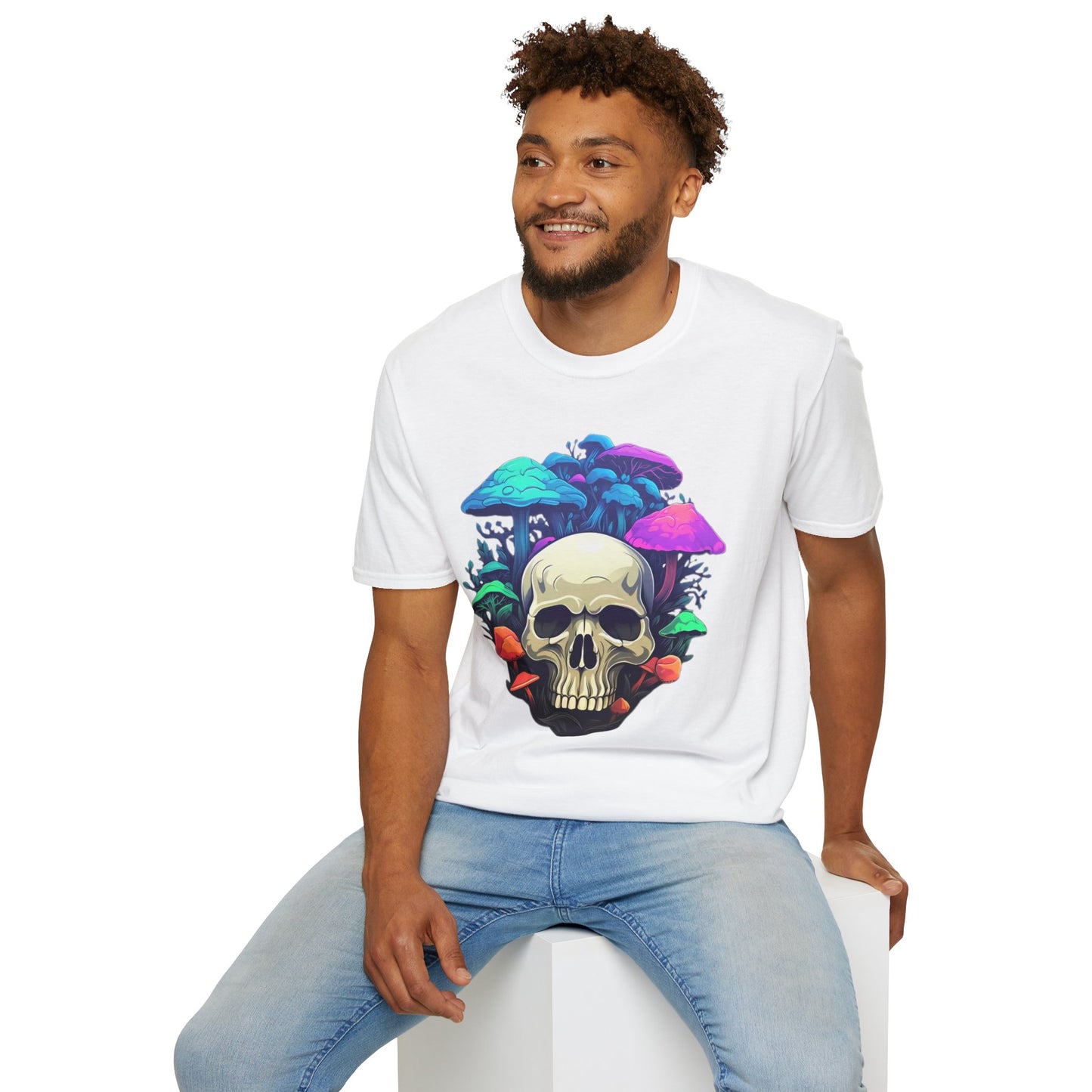 Skull Tee Shirt, Skeleton Shirt, Shirt with Skull, Shirt with Skeleton