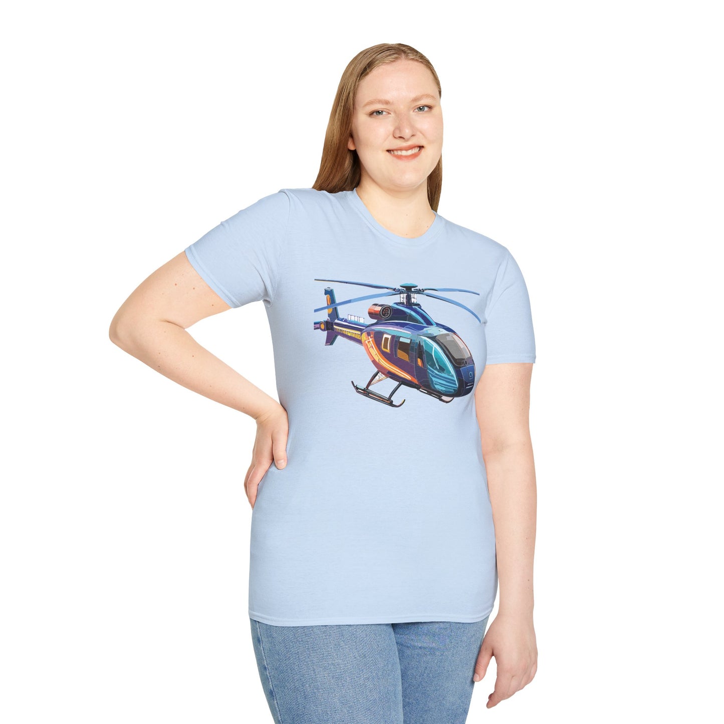 Chopper Shirt, Helicopter Shirt, Shirt with Helicopter, T Shirt with Chopper