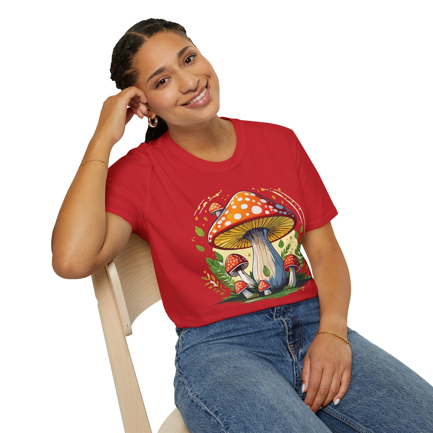 Mashroom Tee Shirt, Mashroom Shirt, Shirt with Funny Mashroom, Shirt with Fungus