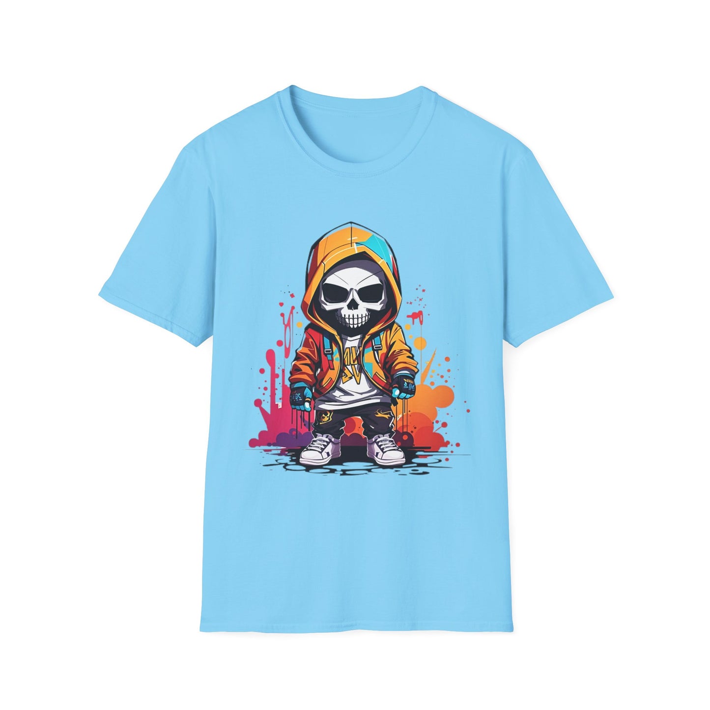 Skull Tee Shirt, Skeleton Shirt, Shirt with Skull, Shirt with Skeleton