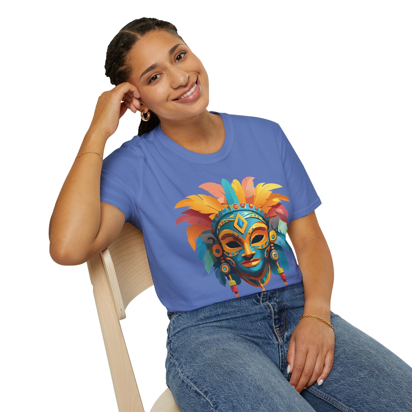 Mask Tee Shirt, Mask Shirt, Shirt with Mask, Masquerade Tees