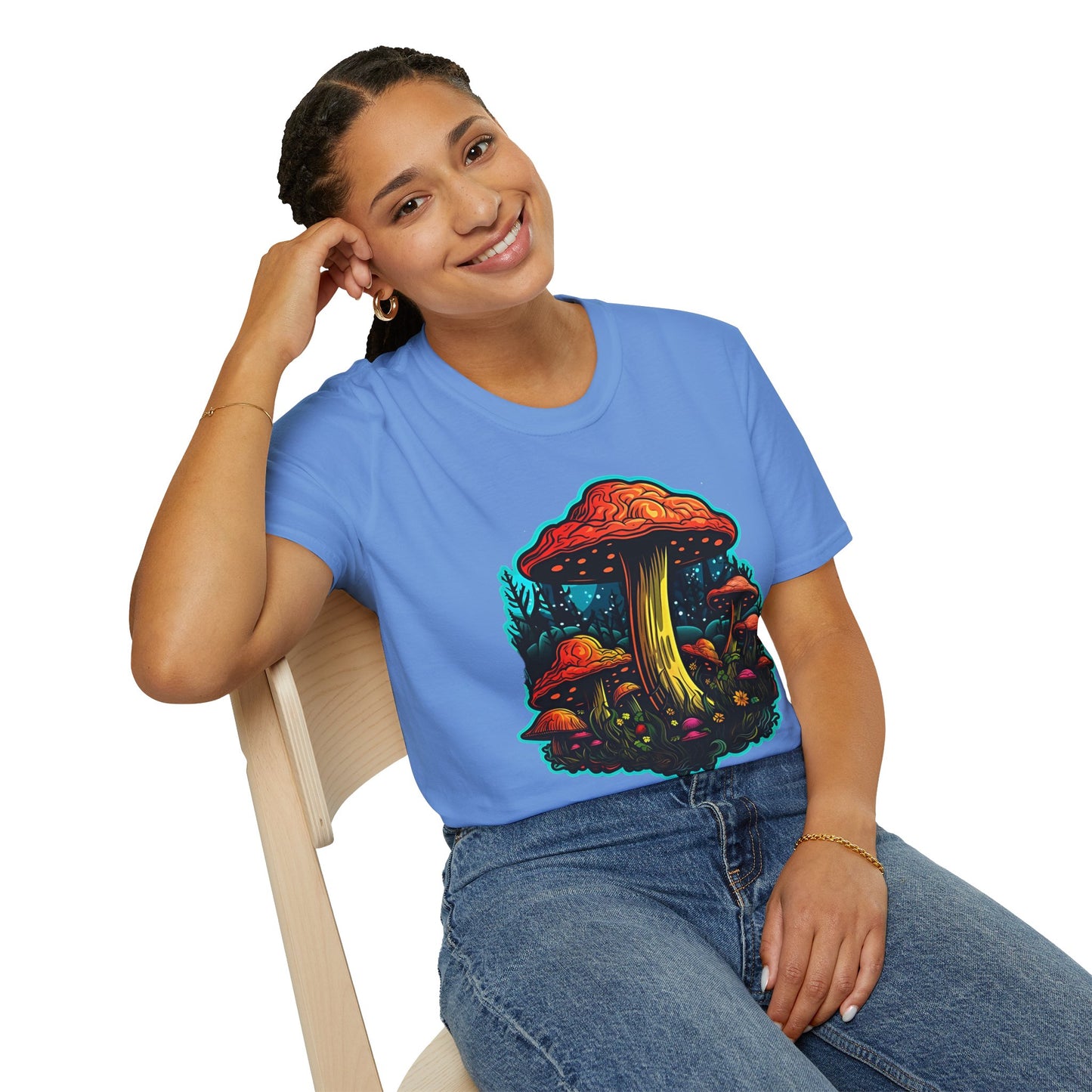 Mashroom Tee Shirt, Mashroom Shirt, Shirt with Funny Mashroom, Shirt with Fungus
