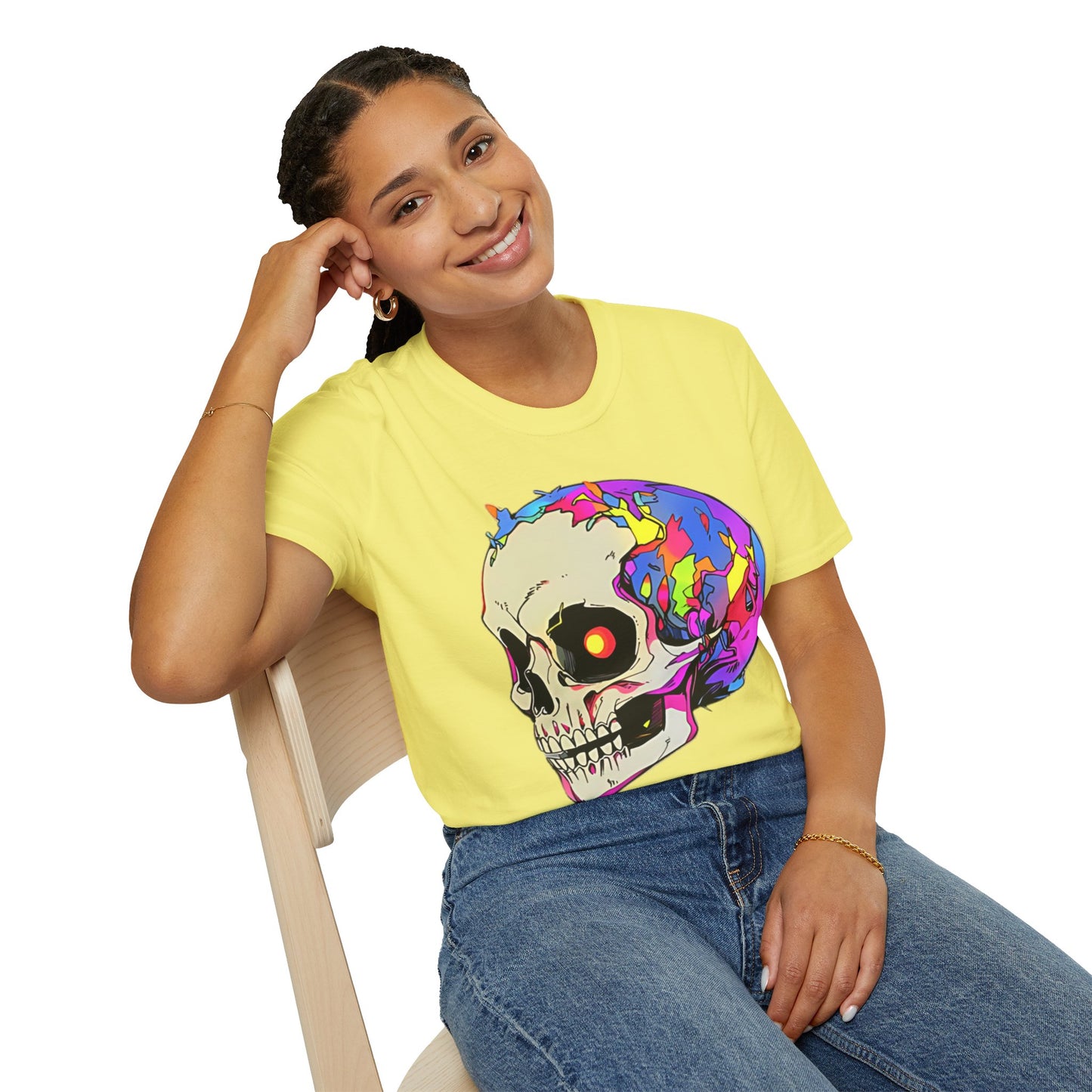 Skull Tee Shirt, Skeleton Shirt, Shirt with Skull, Shirt with Skeleton