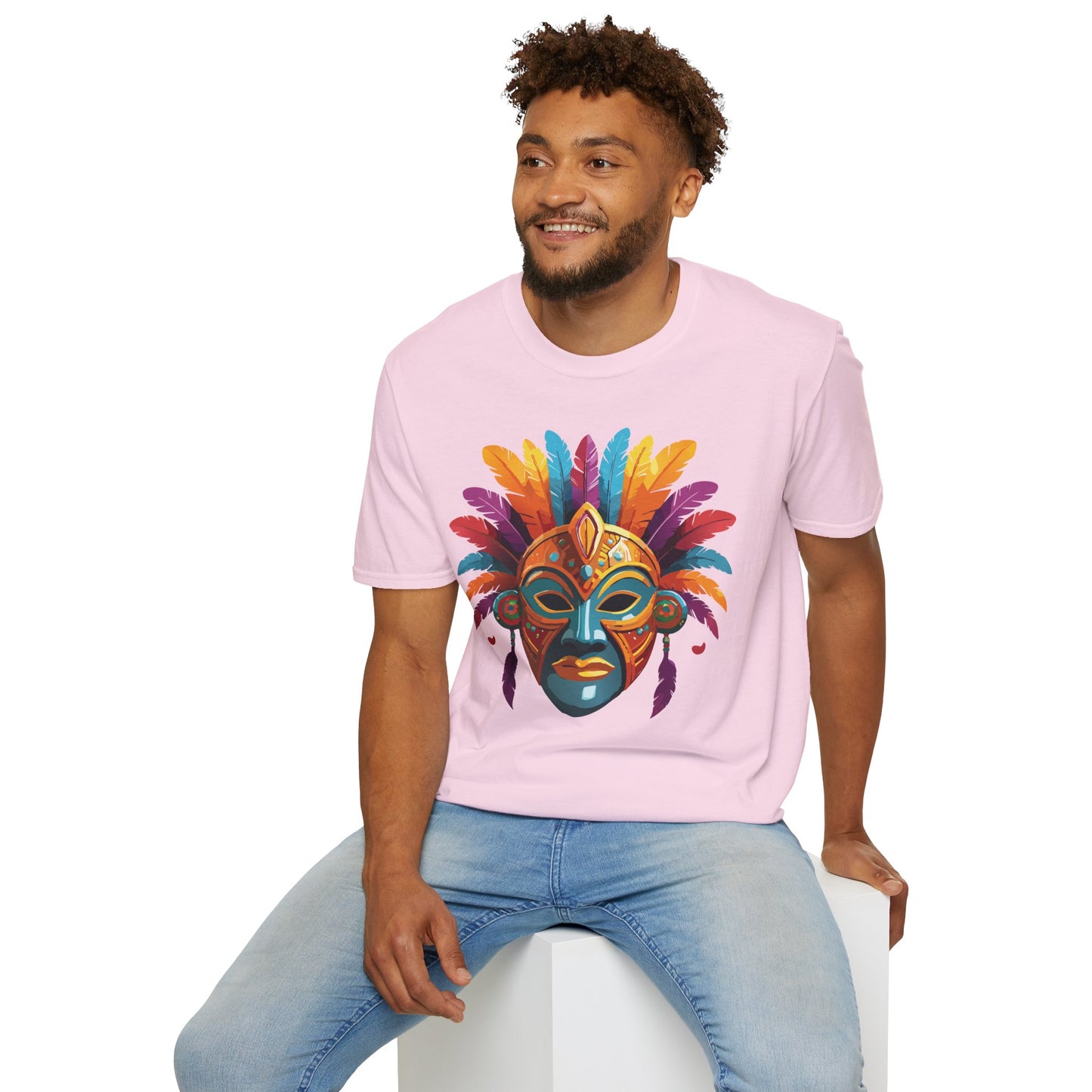 Mask Tee Shirt, Mask Shirt, Shirt with Mask, Masquerade Tees