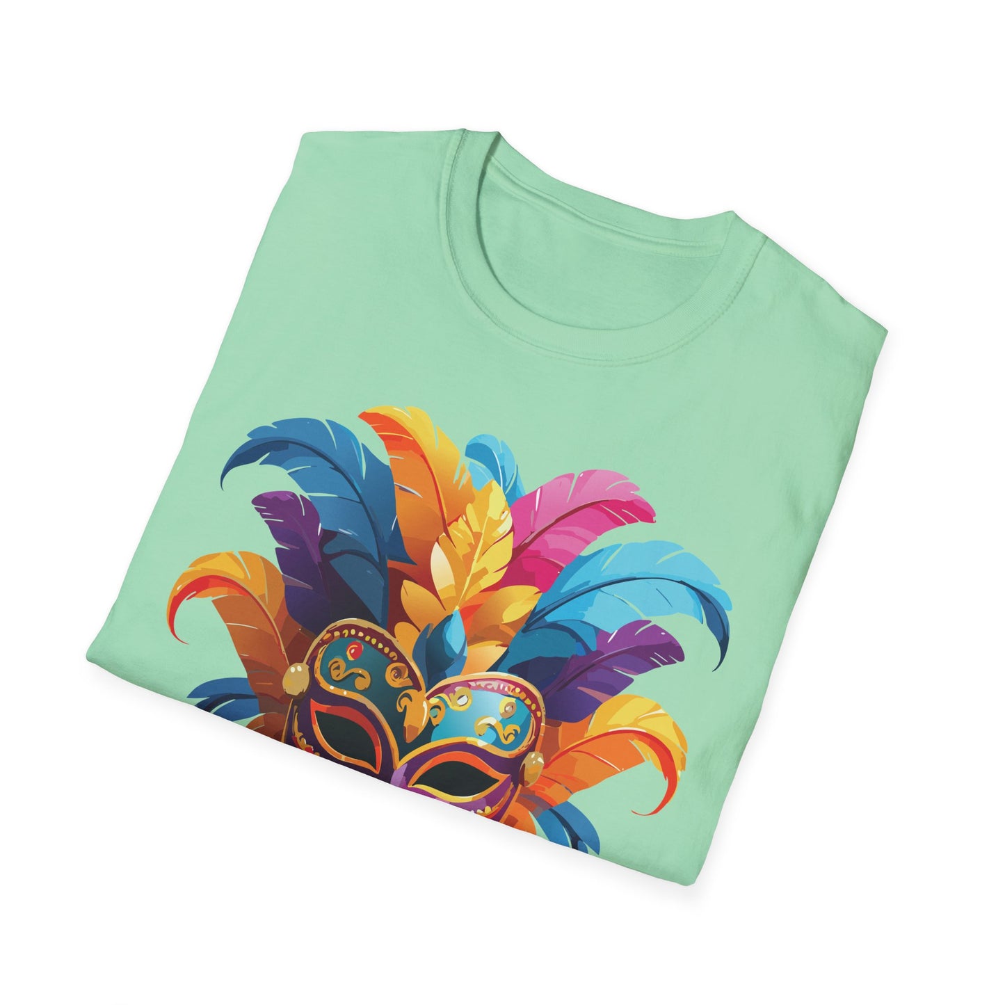 Mask Tee Shirt, Mask Shirt, Shirt with Mask, Masquerade Tees