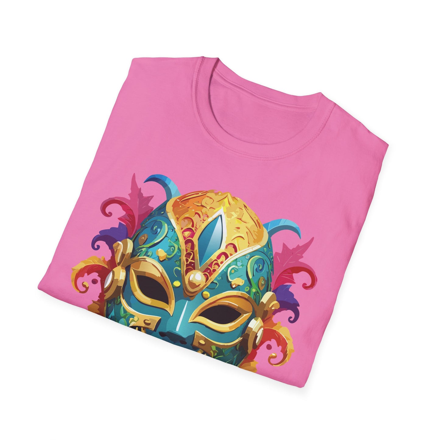 Mask Tee Shirt, Mask Shirt, Shirt with Mask, Masquerade Tees