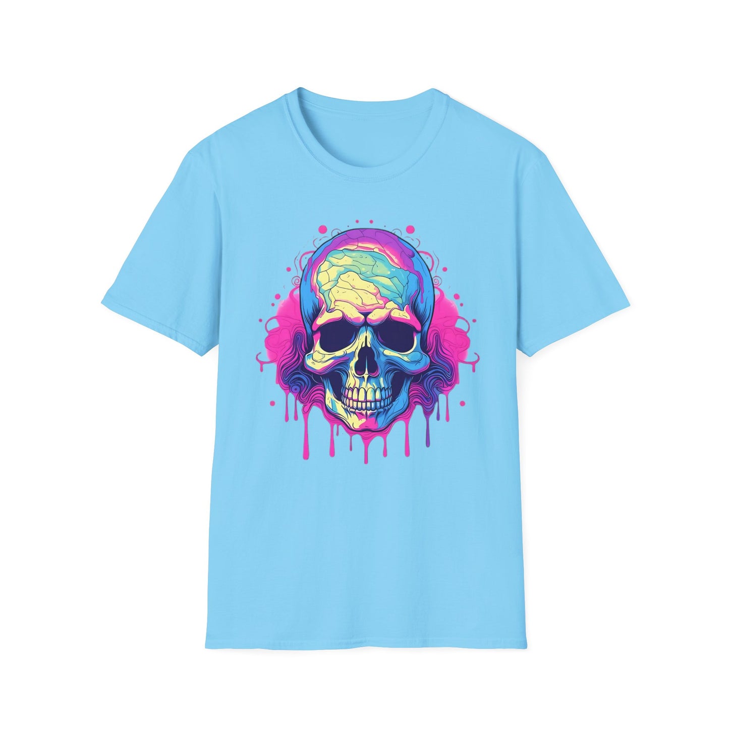 Skull Tee Shirt, Skeleton Shirt, Shirt with Skull, Shirt with Skeleton