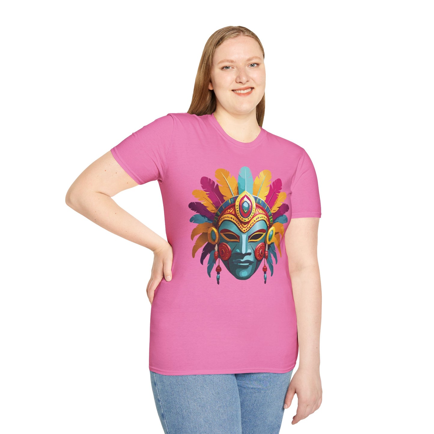 Mask Tee Shirt, Mask Shirt, Shirt with Mask, Masquerade Tees