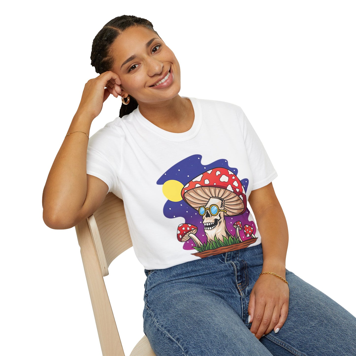 Mashroom Tee Shirt, Mashroom Shirt, Shirt with Funny Mashroom, Shirt with Fungus