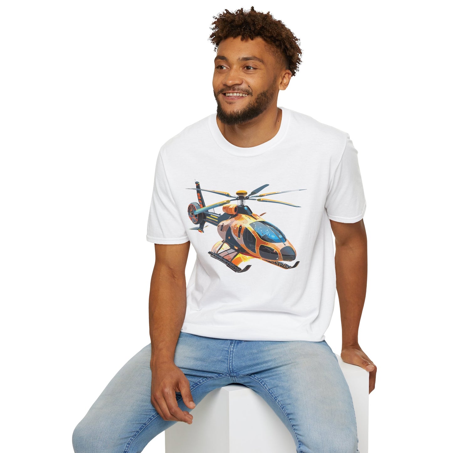 Chopper Shirt, Helicopter Shirt, Shirt with Helicopter, T Shirt with Chopper