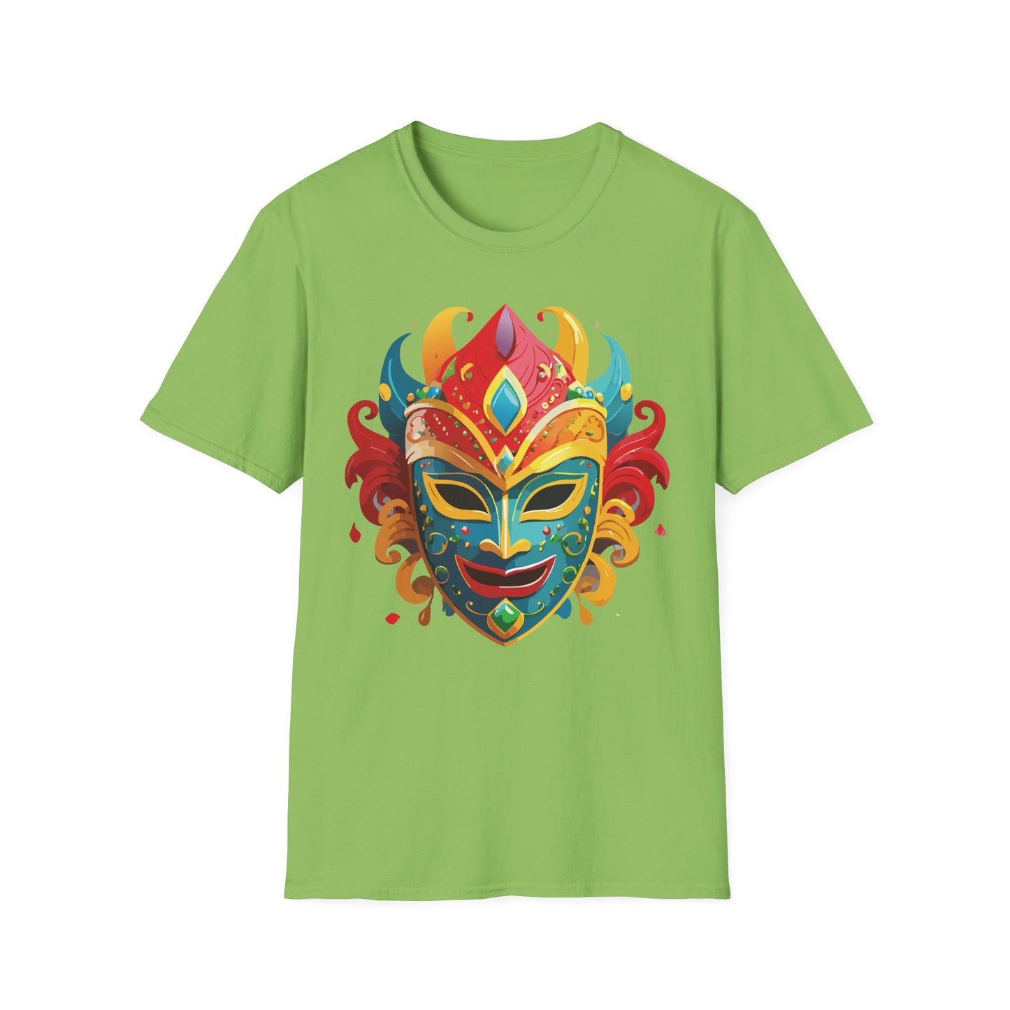Mask Tee Shirt, Mask Shirt, Shirt with Mask, Masquerade Tees