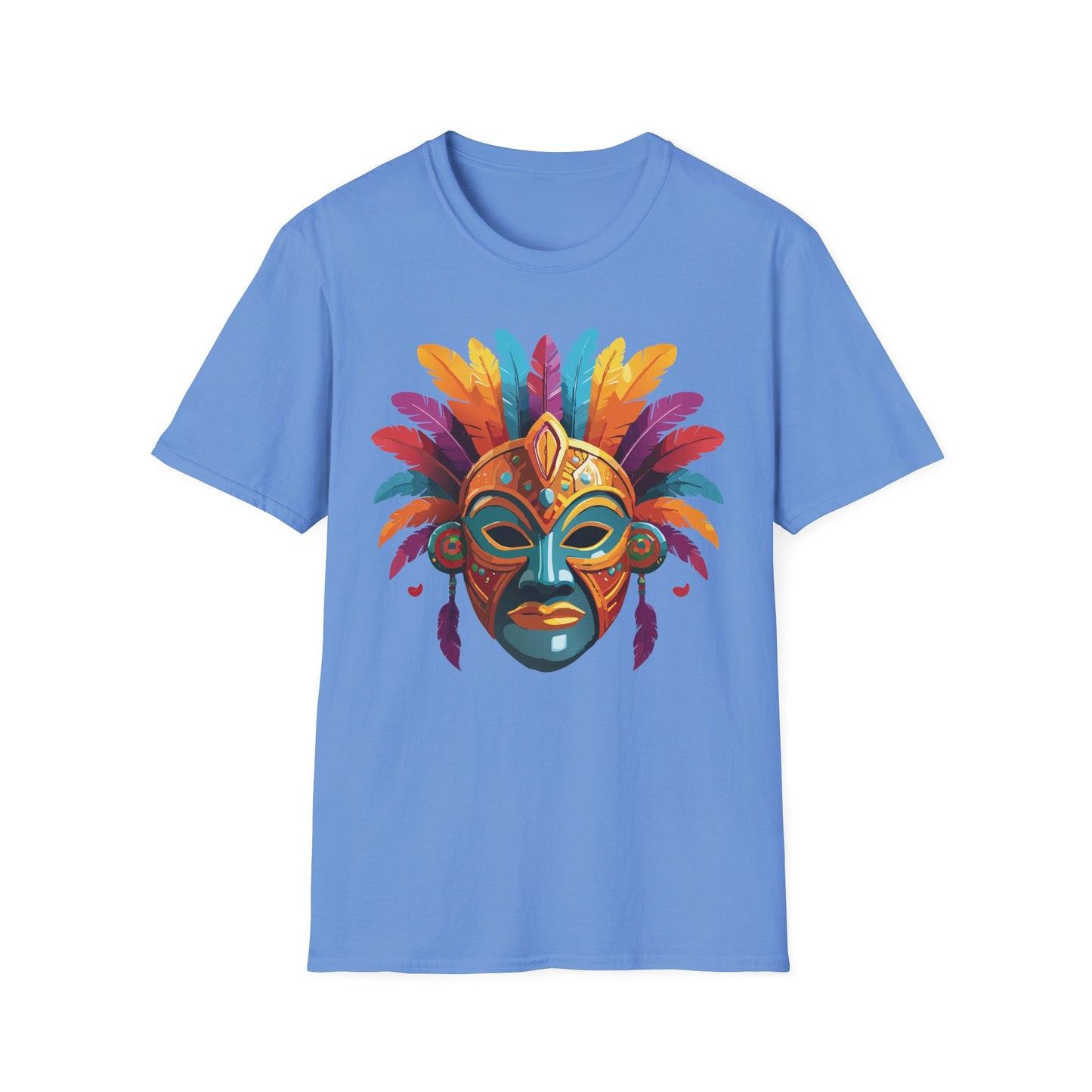 Mask Tee Shirt, Mask Shirt, Shirt with Mask, Masquerade Tees