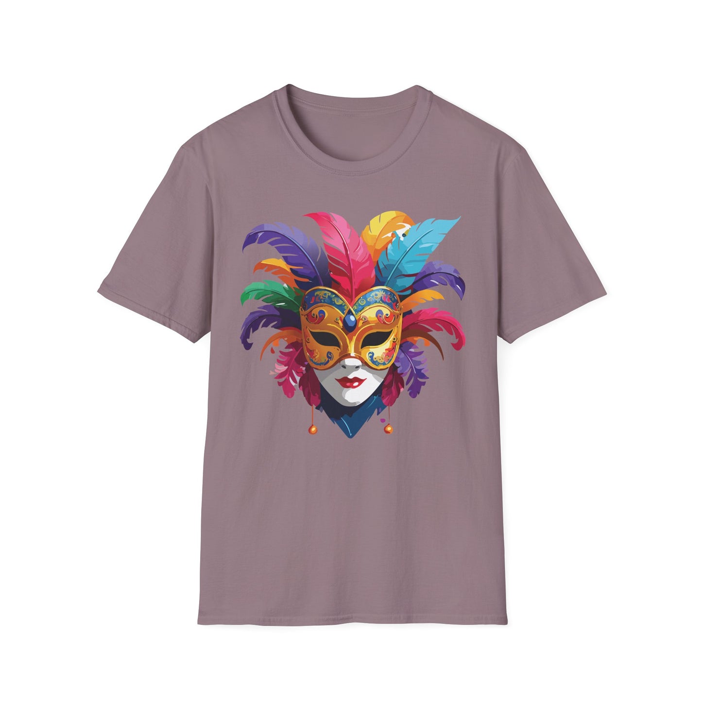 Mask Tee Shirt, Mask Shirt, Shirt with Mask, Masquerade Tees