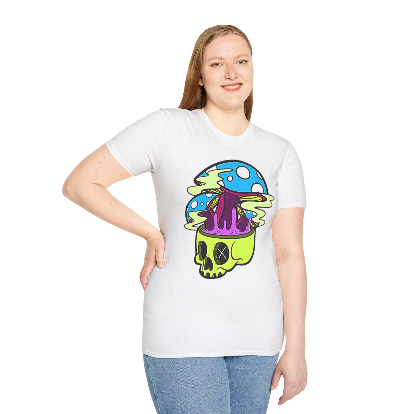 Skull Tee Shirt, Skeleton Shirt, Shirt with Skull, Shirt with Skeleton