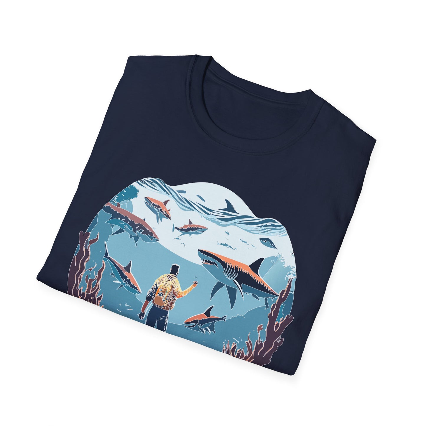 Ocean Tee Shirt, Ocean Shirt, Shirt with Ocean, U boat Tees, Shirt with U-Boat