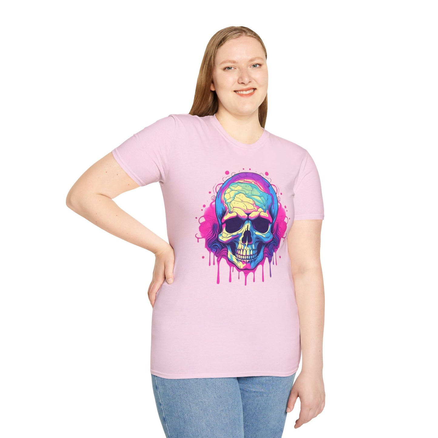 Skull Tee Shirt, Skeleton Shirt, Shirt with Skull, Shirt with Skeleton