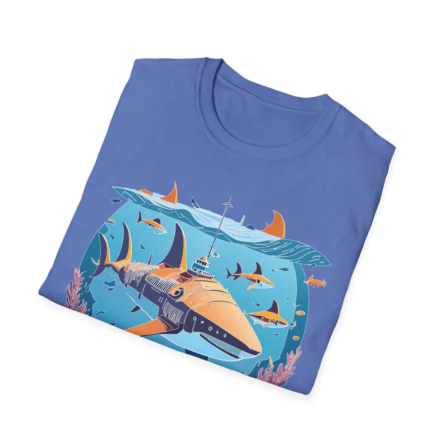 Ocean Tee Shirt, Ocean Shirt, Shirt with Ocean, U boat Tees, Shirt with U-Boat