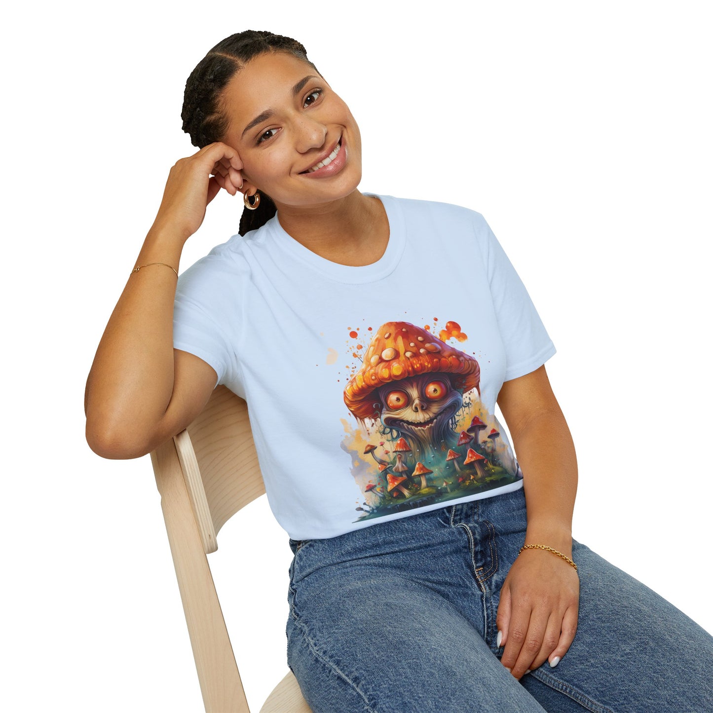 Mashroom Tee Shirt, Mashroom Shirt, Shirt with Funny Mashroom, Shirt with Fungus