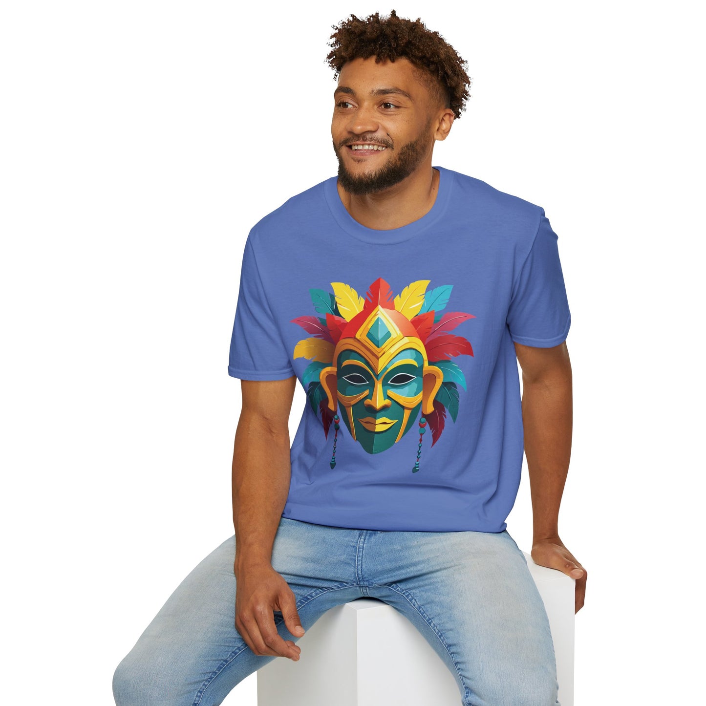 Mask Tee Shirt, Mask Shirt, Shirt with Mask, Masquerade Tees