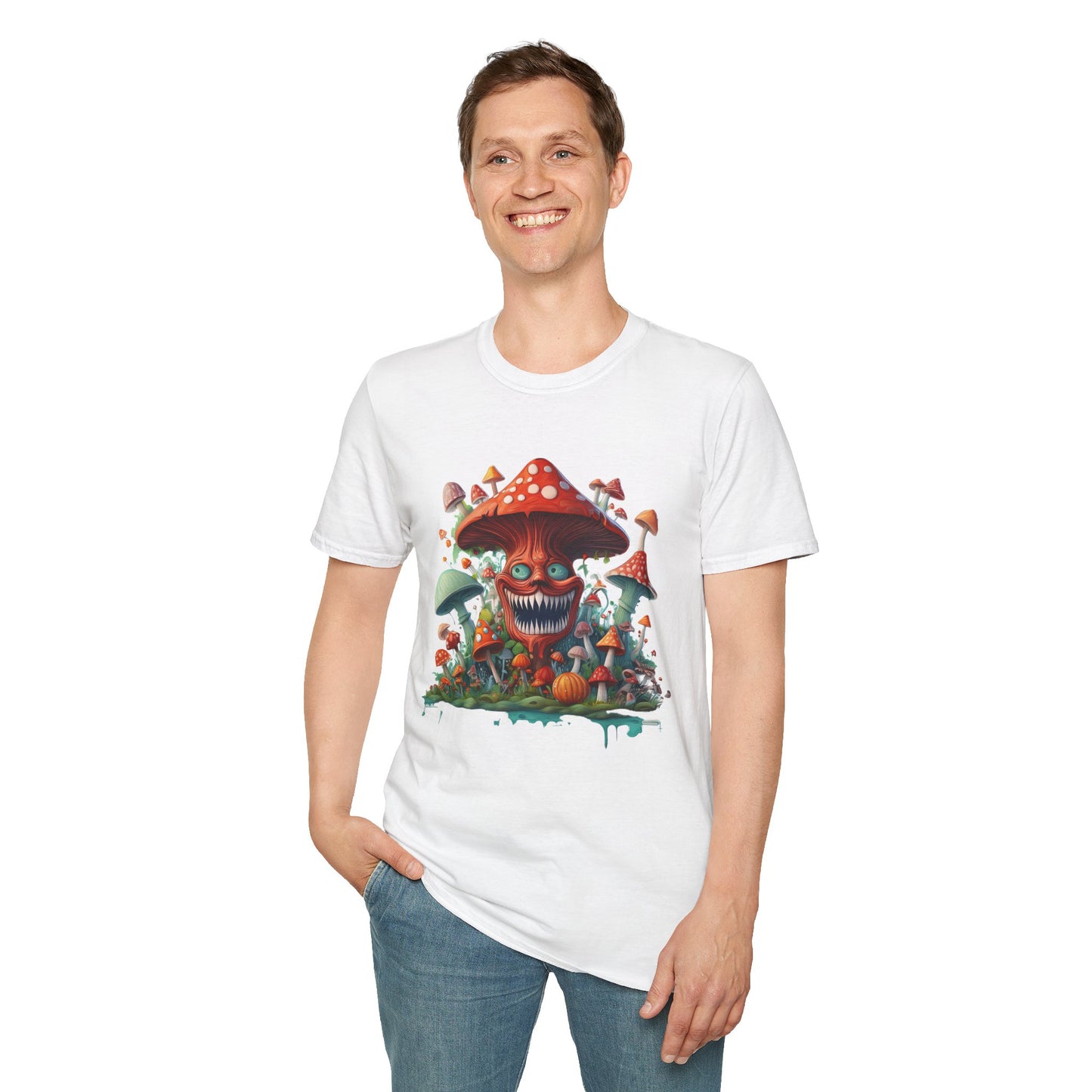 Mashroom Tee Shirt, Mashroom Shirt, Shirt with Funny Mashroom, Shirt with Fungus